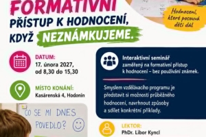 Jak v 1. a  2. třídě realizovat formativní přístup k hodnocení, když neznámkujeme– prezenční seminář 